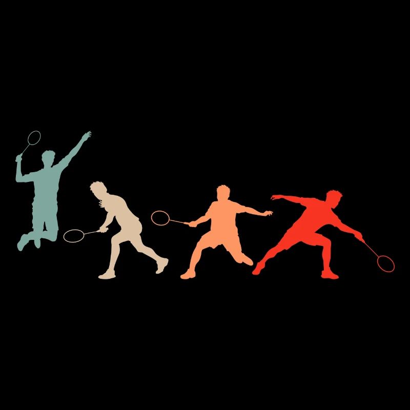 Badminton Badminton Badminton Retro Gift