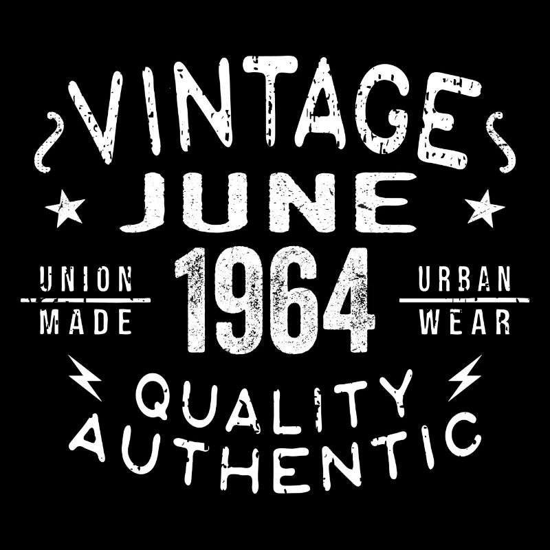 1964 Juni 1964 Jahrestag Juni 1964 Juni Geburtstag