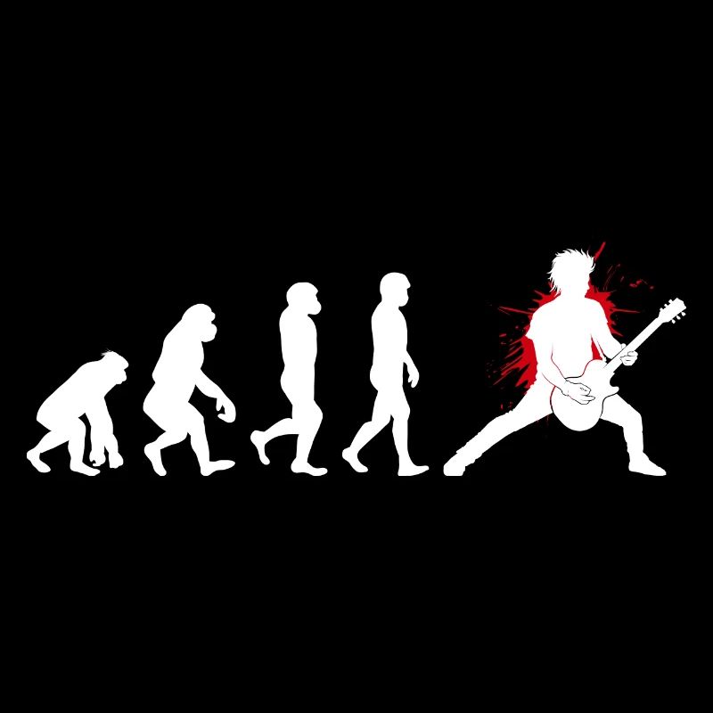 Bassgitarrist Musiker Bassist Evolution