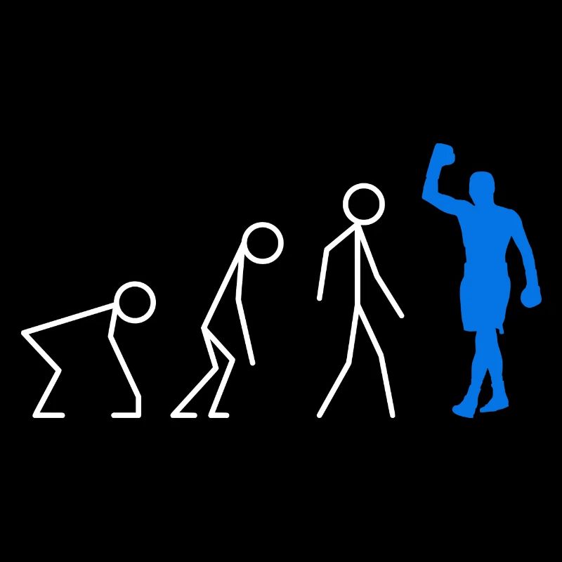 Ich kann nicht ich boxen - evolution boxer geschenk t-