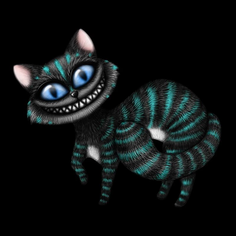 Blaue Cheshire Katze