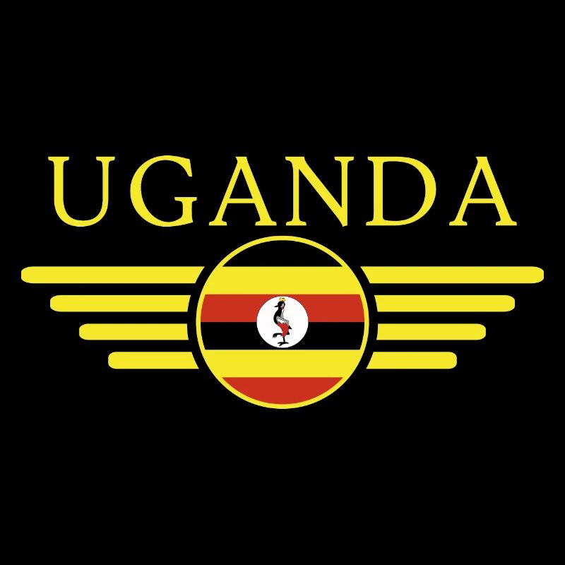 I Love Uganda, Elegance Style Design T-Shirt