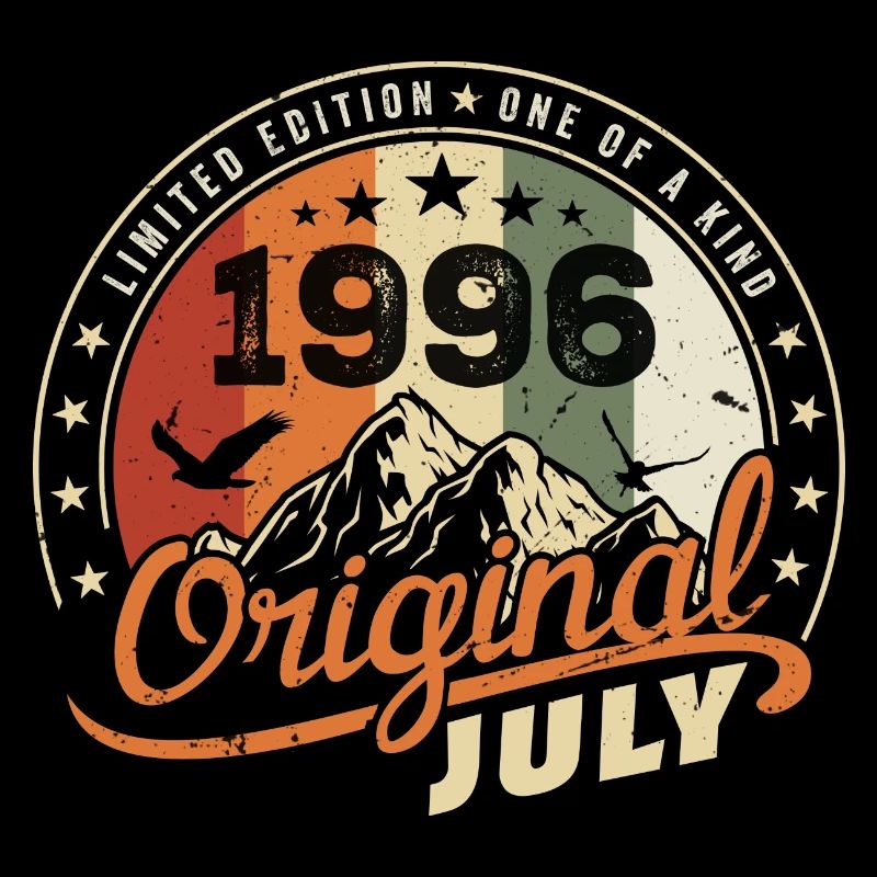 1996 Juli 1996 Shirt Geburtstag 1996 Geschenk