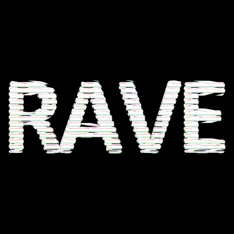 Police numérique minimale Rave Trippin Techno Lines