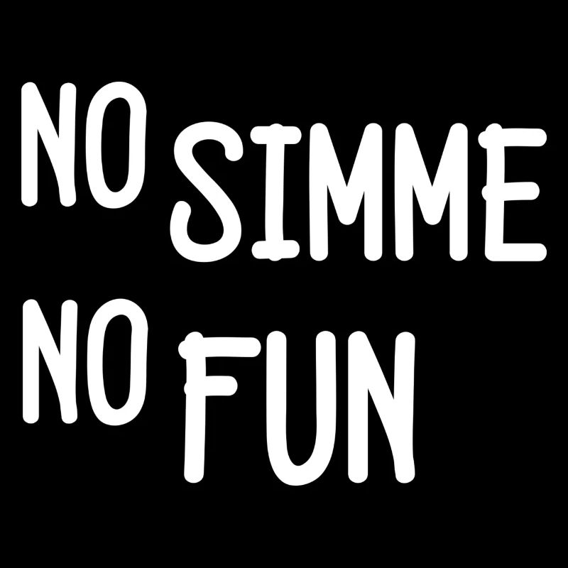 No Simme No Fun Lustiger Schwalbe Spruch
