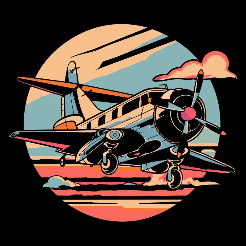 Propeller Plane Portrait