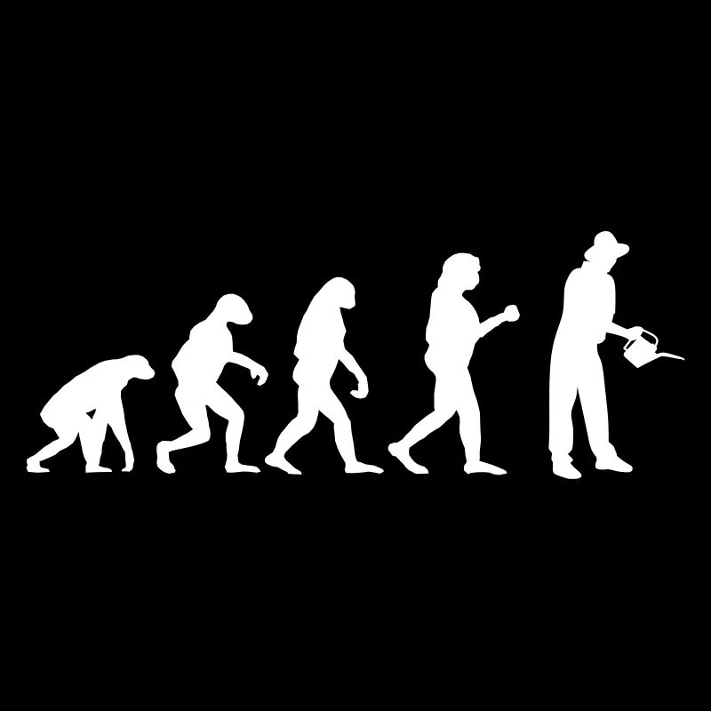 Jardinier Jardin Evolution Horticulture Plantes Funny