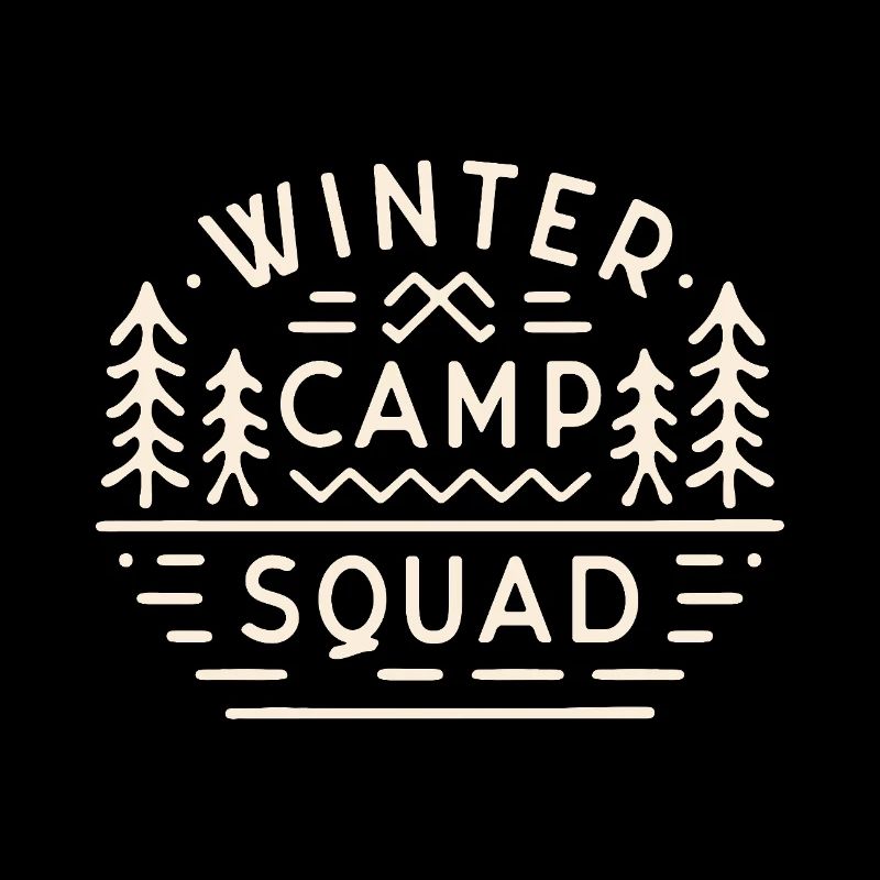 Camp d’hiver, équipe de camping, campeur de montagne