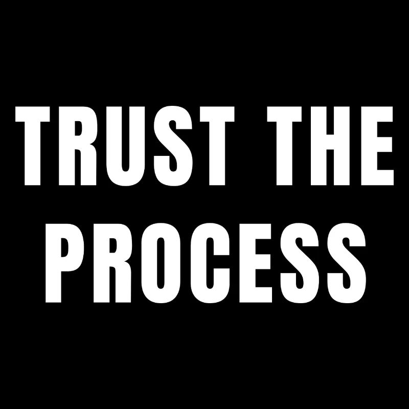 Faites confiance au processus Croissance spirituelle Mindset Tee