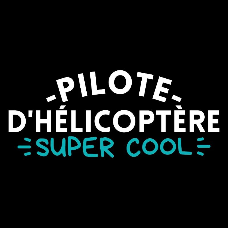 Pilote d'hélicoptère super cool