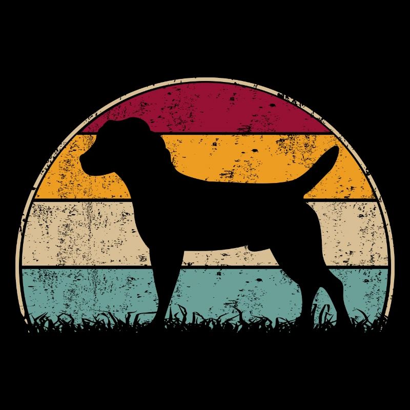 Heideterrier Retro Vintage