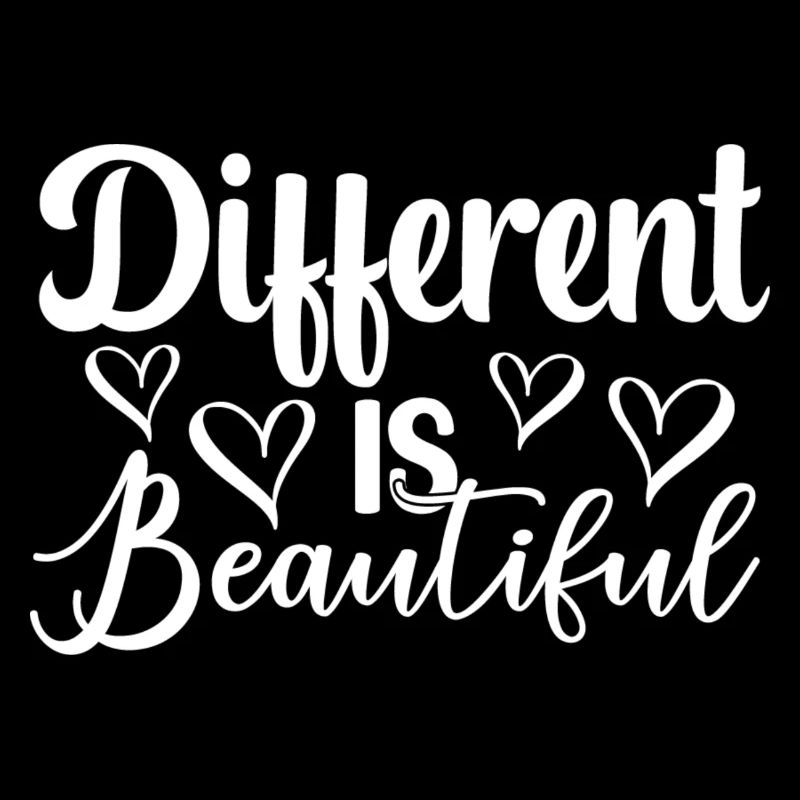 Différent est beau