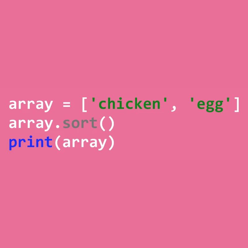 Le code du programmeur de la poule ou de l’œuf