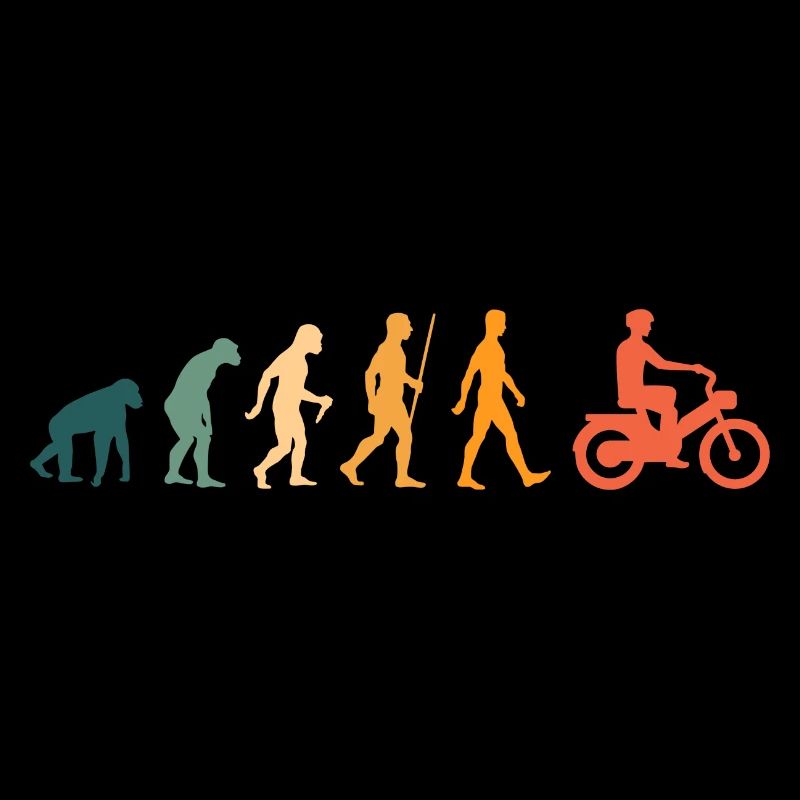 Moped Evolution Retro Moped Driver