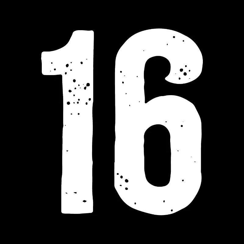 16 Chiffres Blanc