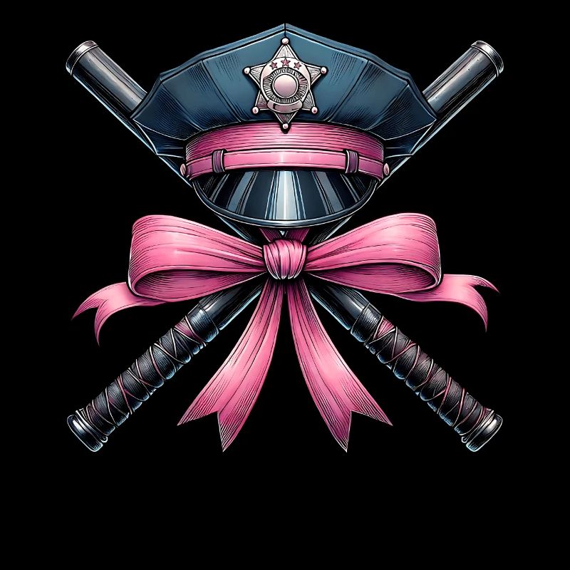 Coquette Bow Agent correctionnel Chapeau Bâton