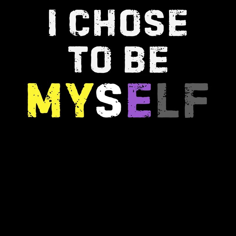 Nonbinary Pride Colors LGBTQ Enby Self Worth