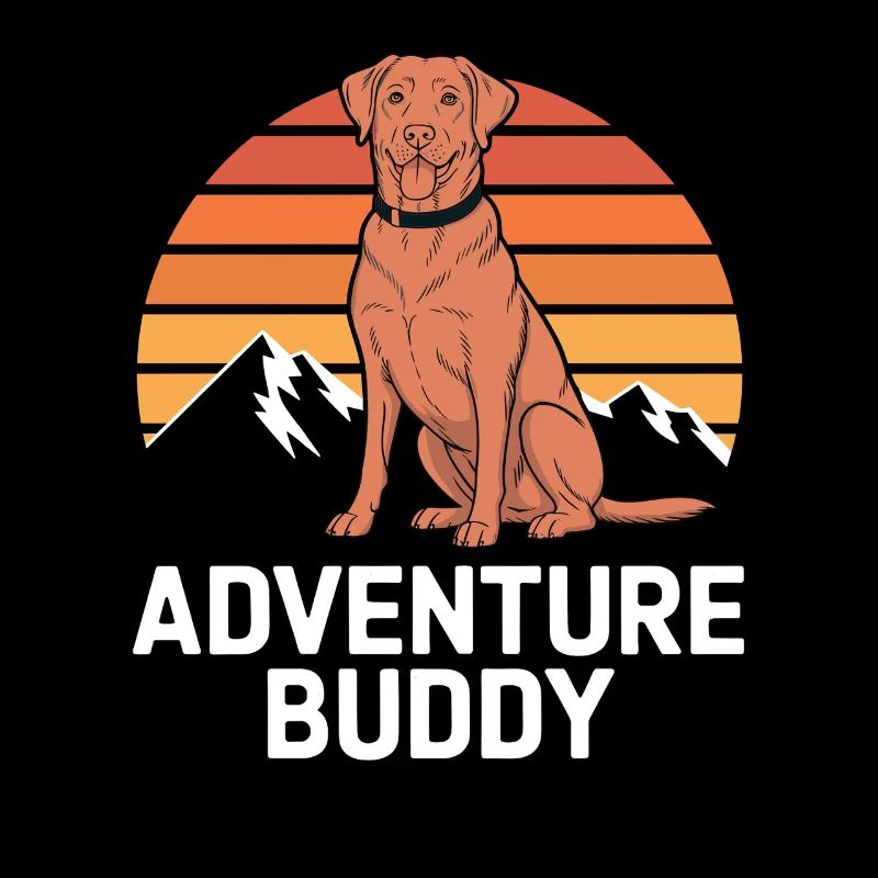 Labrador Adventure Buddy – Sunset Style