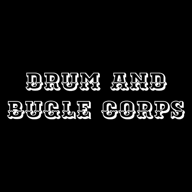 T shirt Drum and bugle body