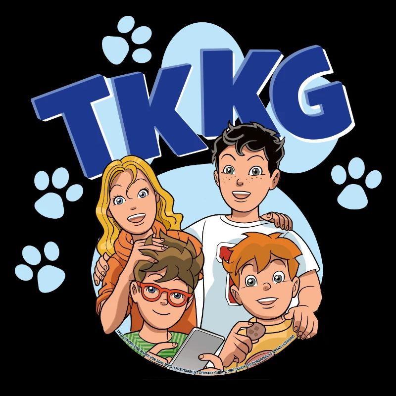 TKKG Junior Logo Mit Gruppenbild