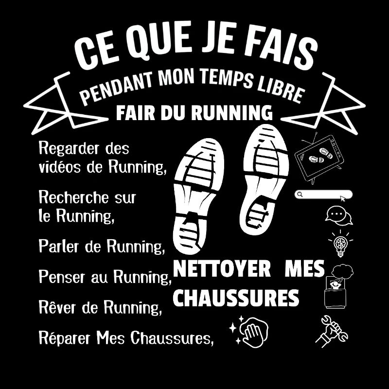 Ce que je fais pendant mon temps libre : Running