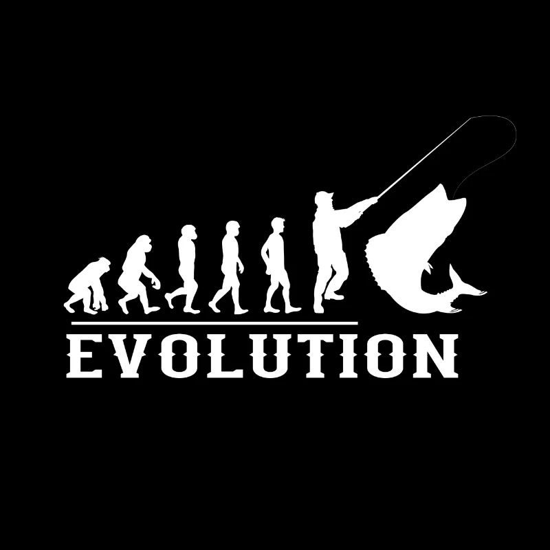 Evolutiondesign Angeln Fischen Geschenk