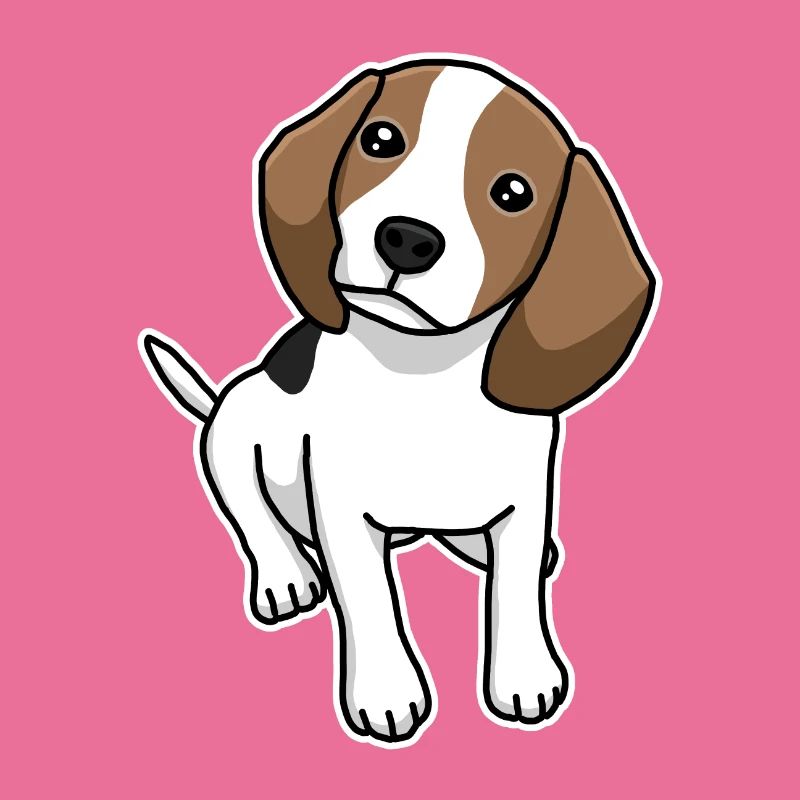Beagle, Hund, Hunderasse, Comic, Geschenkidee