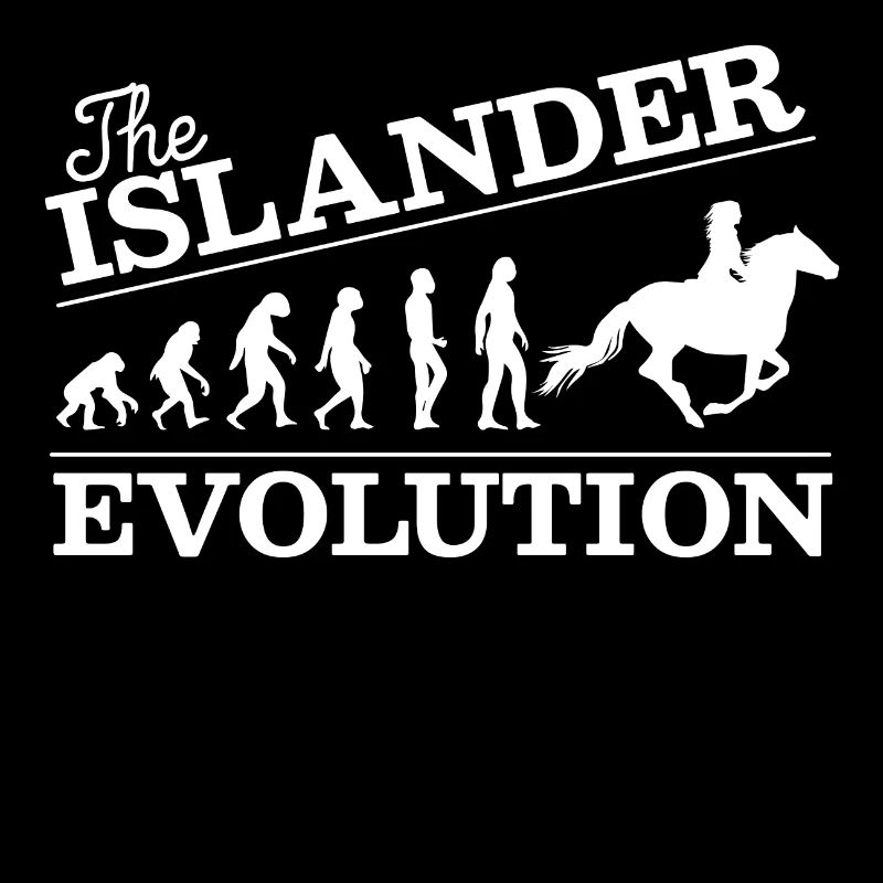 Islander Evolution Shirt - Chevaux de chevaux islandais