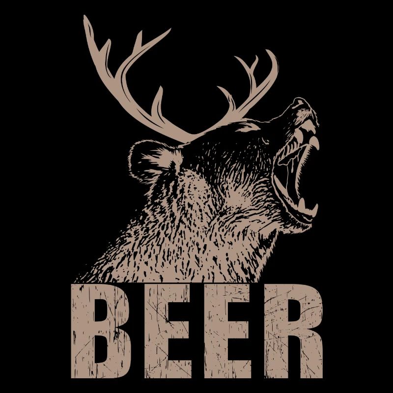 Beer Bear Wild Forest Alcohol Moose Deer