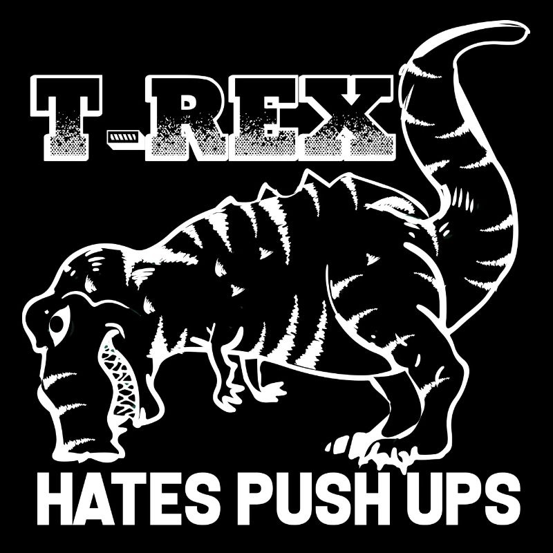 t-rex tyranno saurus reclining support likes no push up