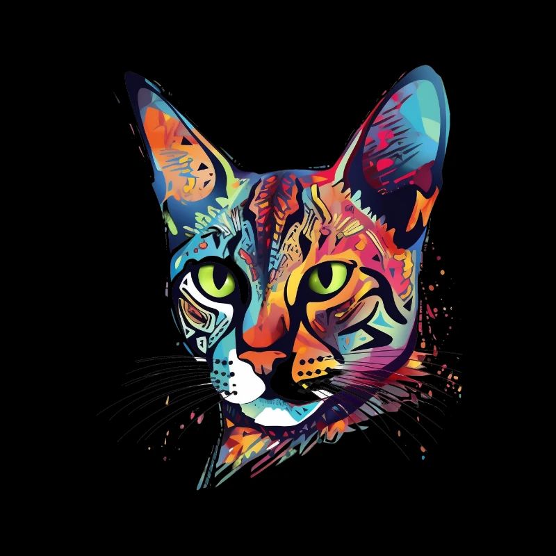 Chat coloré du Bengale