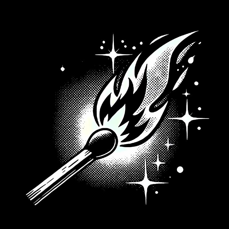 Retro Semitono Cerilla Flame