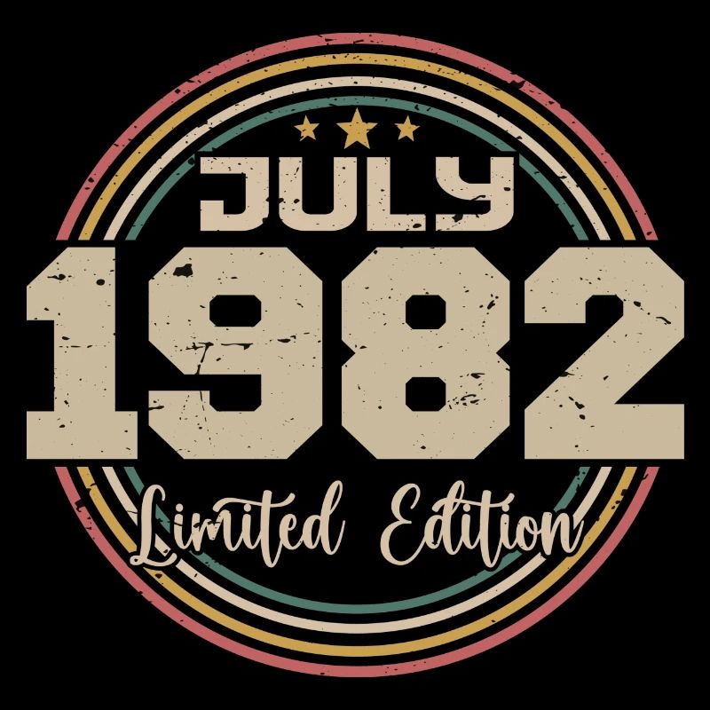 1982 Birthday July 1982 Gift July 1982