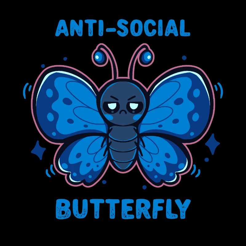 Antisozialer Schmetterling