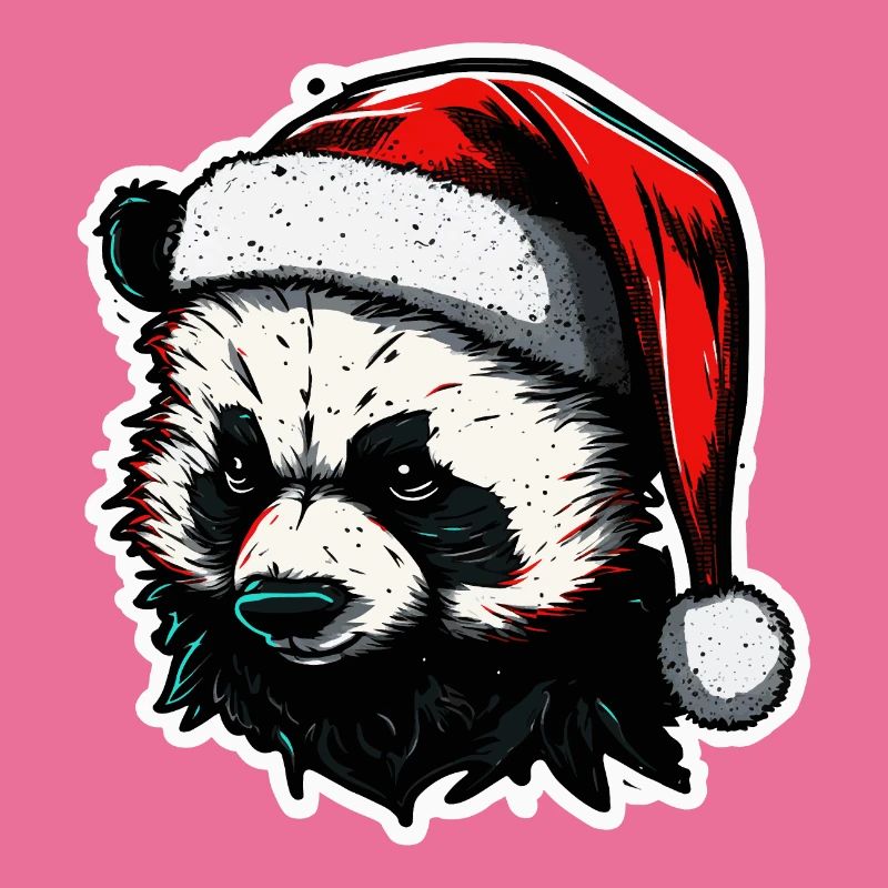 Spooky xmas Panda