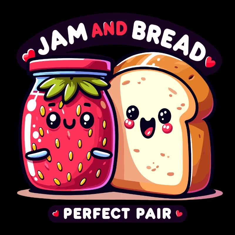 Jam and bread, the perfect pair