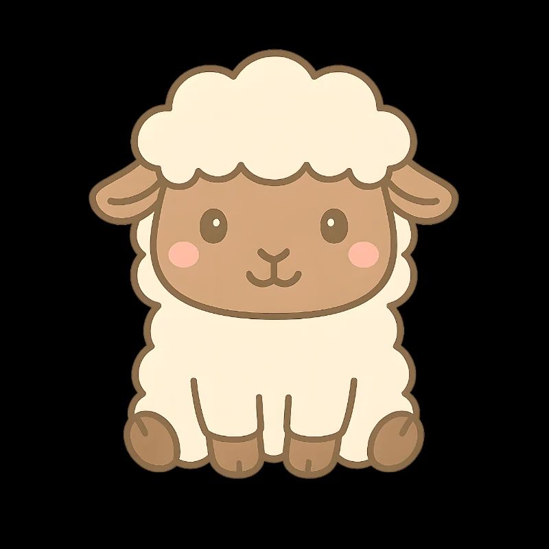 Mignon bébé mouton