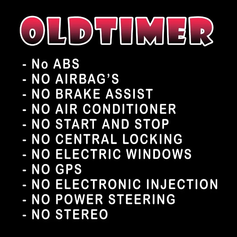 Oldtimer Text englisch Stichpunkte alt Vintage