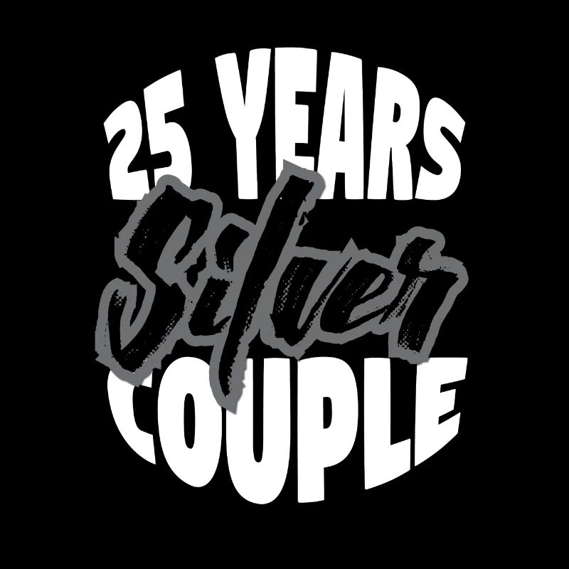 25 years! Silver Couple - Silver Wedding