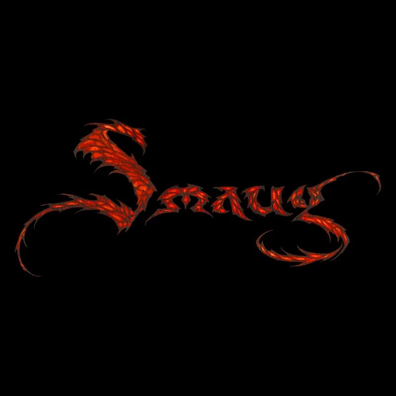 Le Hobbit Smaug Lettrage Dans Le Dessin De Dragon