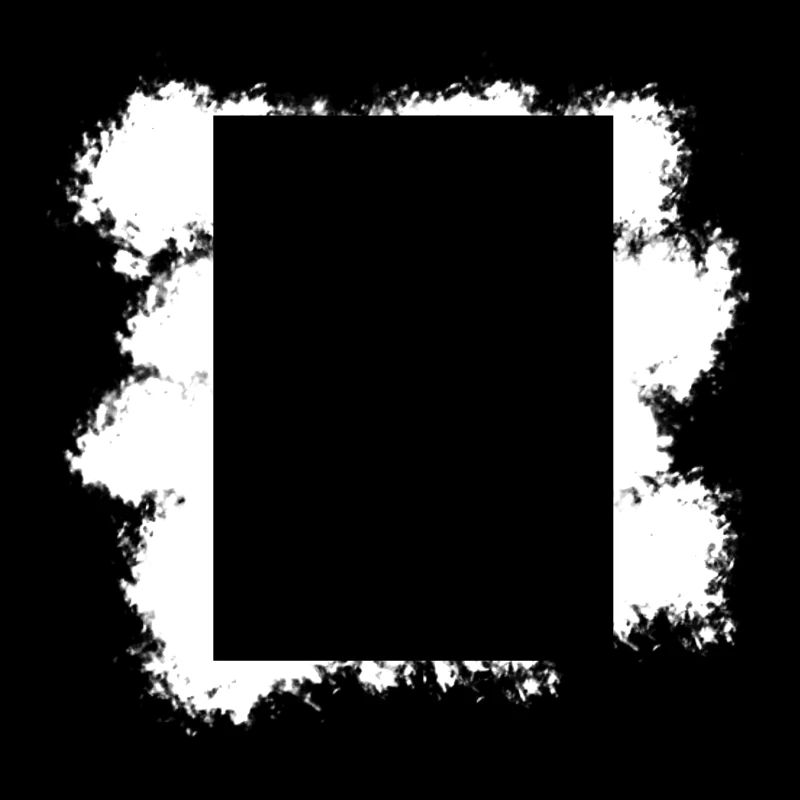 Fond blanc Décoration de forme rectangulaire