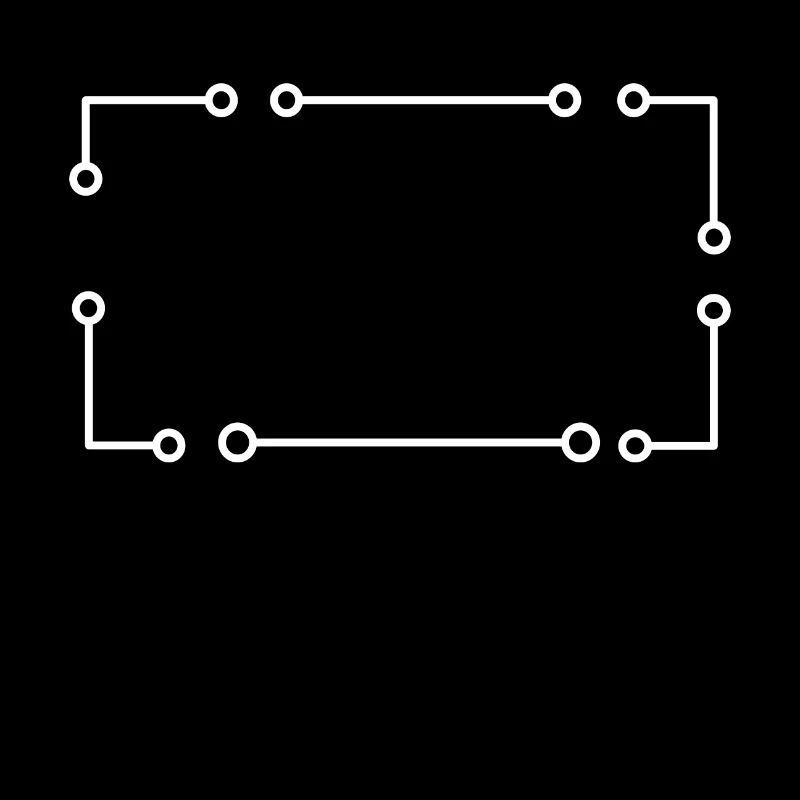 Simple frame in white rectangle