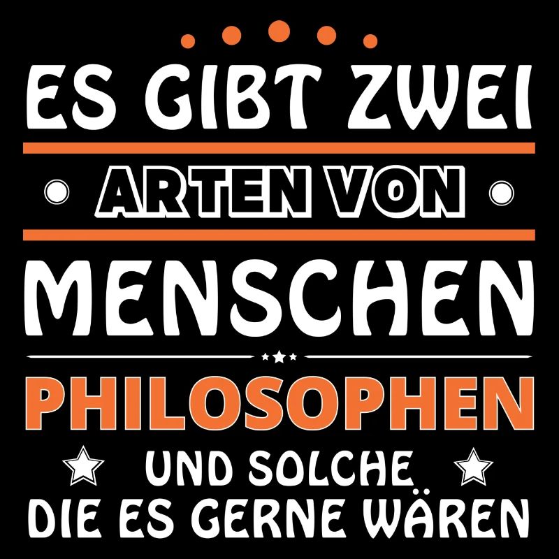 Philosophen Geschenk - zwei Arten von... Design