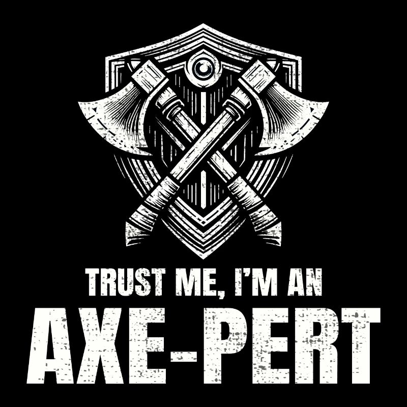 Trust Me I'm an Axe-pert Axe Throwing Lumberjack