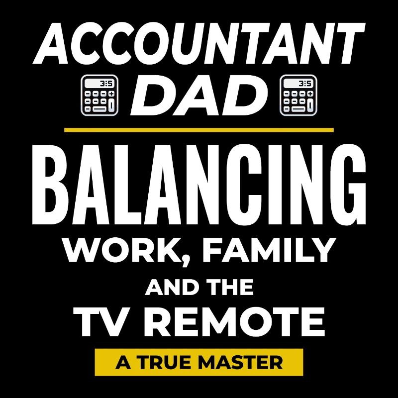 Comptable Papa Comptabilité Finance Financier Drôle