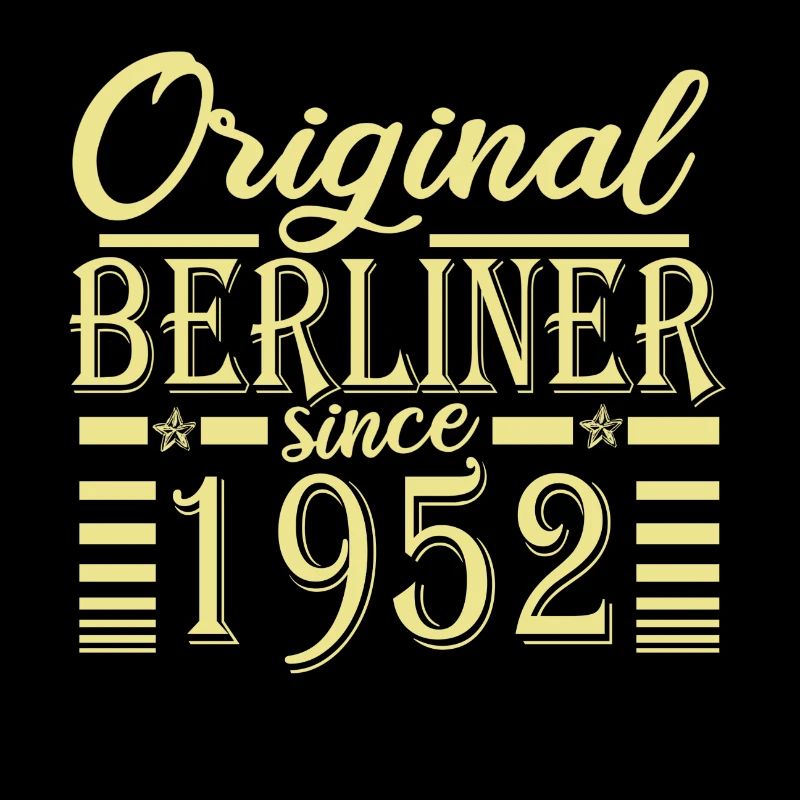 berliner original since 1952 Geburtstag