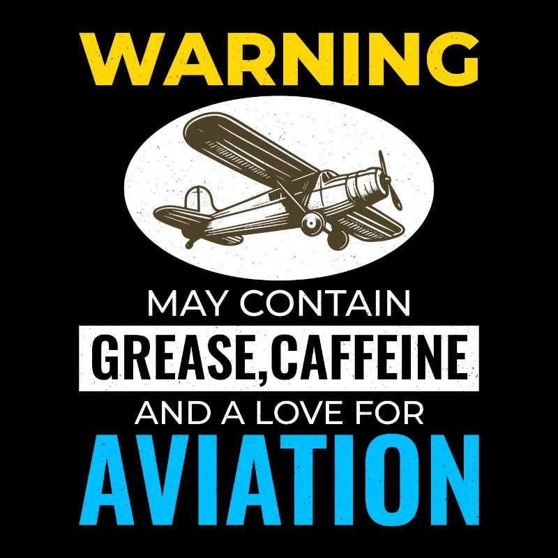 Fluggerätmechaniker Luftfahrttechniker Kaffee Humor