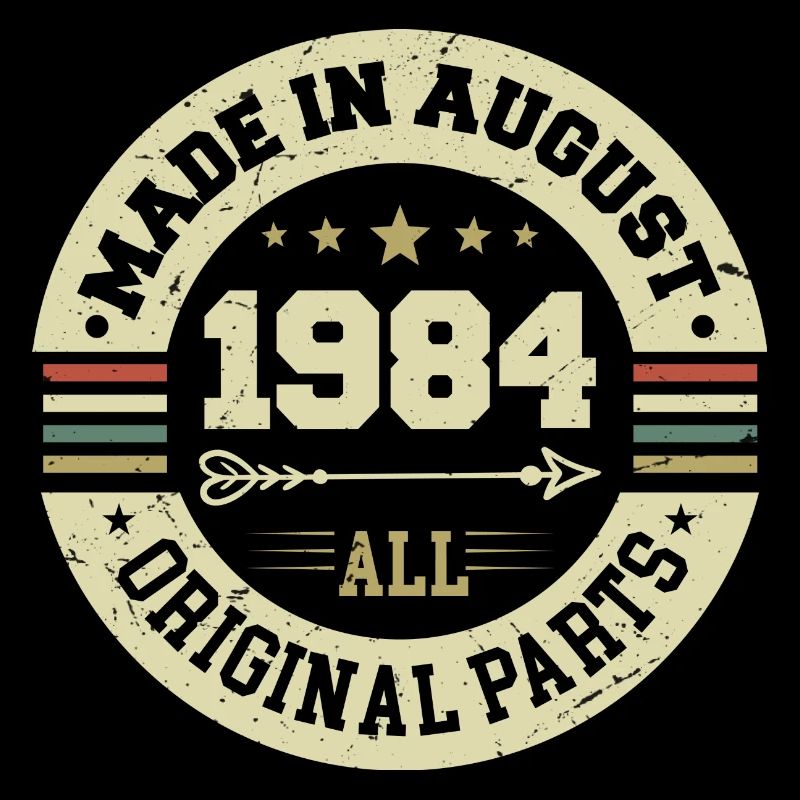 August 1984 Birthday present August 1984 August