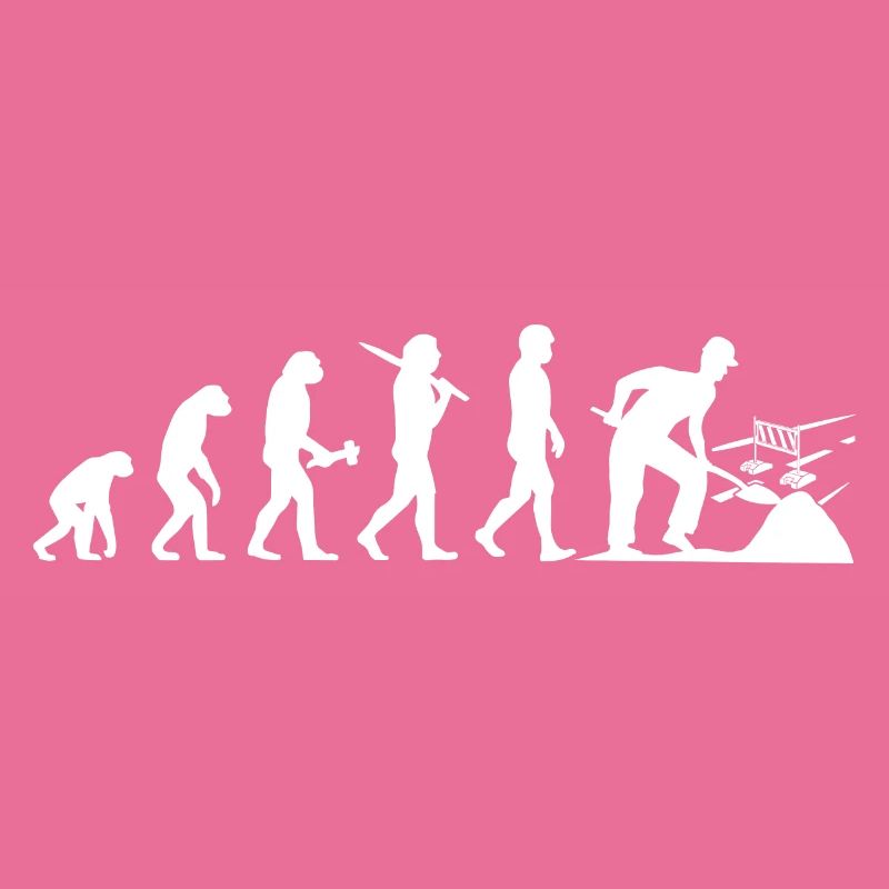 Road builder road construction evolution gift