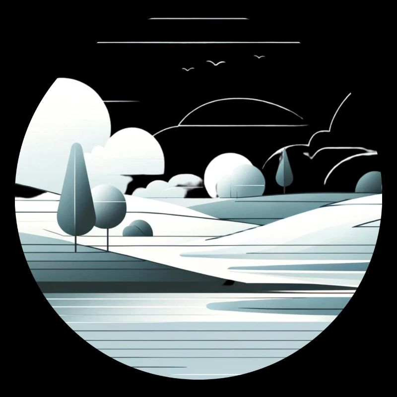 Paysage minimaliste